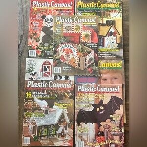 Plastic Canvas Craft Magazine Collection Halloween Christmas Valentines Day